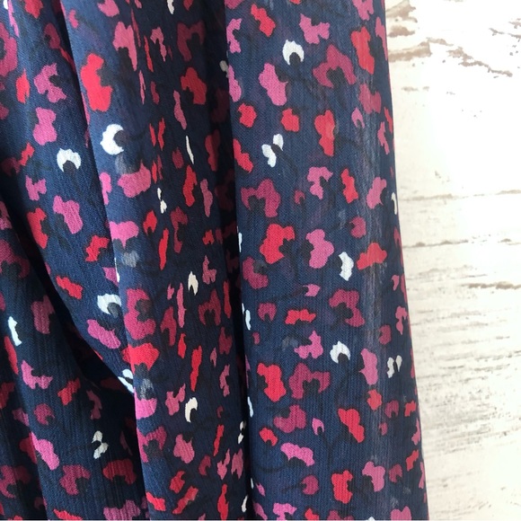 NWT TRIXXI Francesca’s Emma Square Neck Long Sleeve Baby Doll Ruffle Dress L - Picture 6 of 12